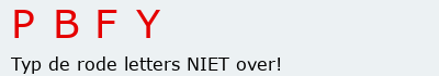 Bevestigingscode