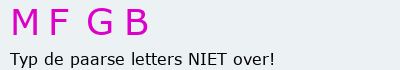 Bevestigingscode