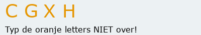 Bevestigingscode