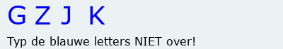 Bevestigingscode