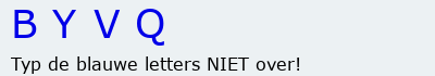 Bevestigingscode