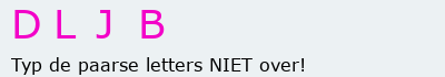 Bevestigingscode