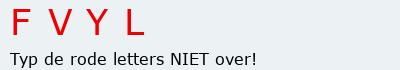Bevestigingscode