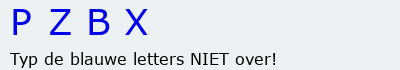Bevestigingscode