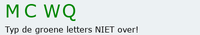 Bevestigingscode
