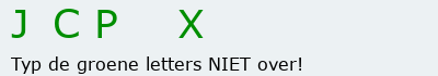Bevestigingscode