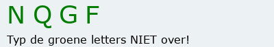 Bevestigingscode