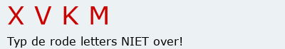 Bevestigingscode