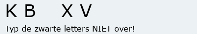 Bevestigingscode