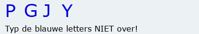 Bevestigingscode