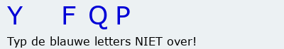 Bevestigingscode