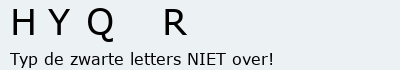 Bevestigingscode