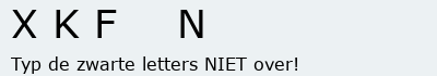 Bevestigingscode