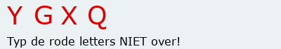Bevestigingscode