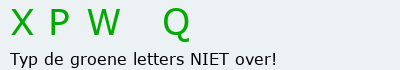 Bevestigingscode