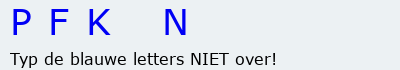 Bevestigingscode