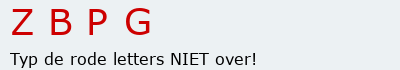 Bevestigingscode