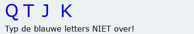 Bevestigingscode