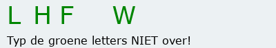 Bevestigingscode