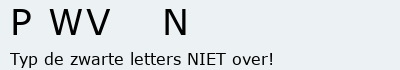 Bevestigingscode