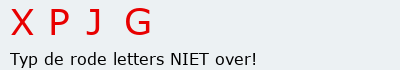 Bevestigingscode