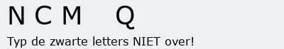 Bevestigingscode
