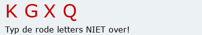 Bevestigingscode
