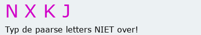 Bevestigingscode