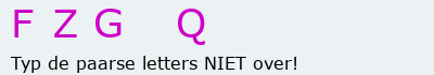 Bevestigingscode