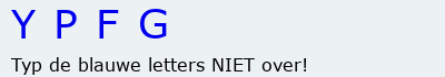 Bevestigingscode