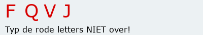 Bevestigingscode