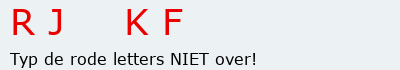 Bevestigingscode