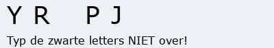Bevestigingscode
