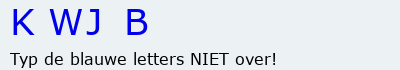 Bevestigingscode