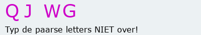 Bevestigingscode