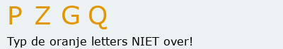 Bevestigingscode