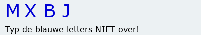 Bevestigingscode