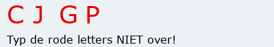 Bevestigingscode