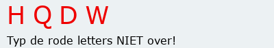 Bevestigingscode