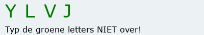Bevestigingscode