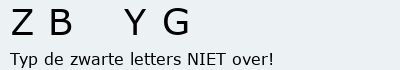 Bevestigingscode