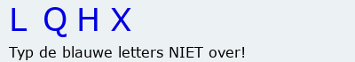 Bevestigingscode