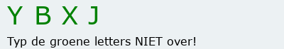 Bevestigingscode