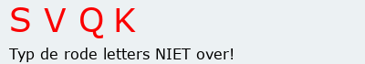 Bevestigingscode