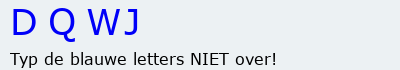 Bevestigingscode