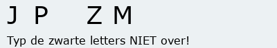 Bevestigingscode