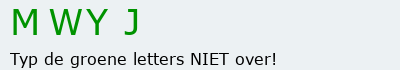 Bevestigingscode
