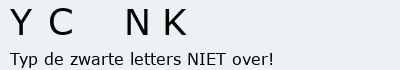Bevestigingscode