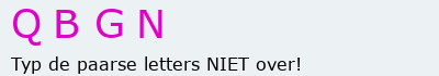 Bevestigingscode