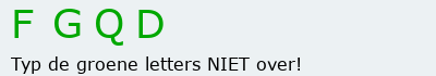 Bevestigingscode